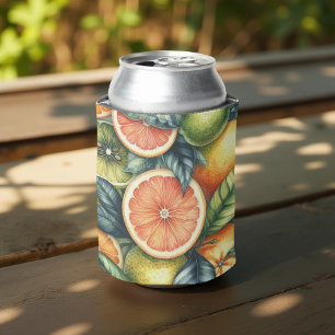 Porta-lata Chuvas Nupciais Elegantes de Laranja e Citrinos em