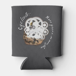 Porta-lata Ciclistas Mais engrenagens, mais diversão. Esporte