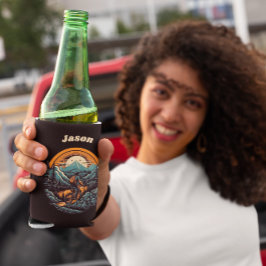 Porta-lata Ciclo de vida, retro personalizável