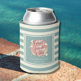 Porta-lata Cidade mais legal: nome da cidade, praia de Evento