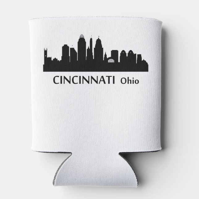 Porta-lata Cincinnati Cityscape Skyline (Traseira)