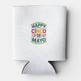 Porta-lata Cinco de Mayo Fiesta Personalized 