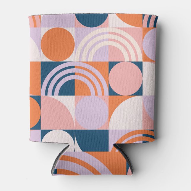 Porta-lata Círculos do século médio: Padrão Geométrico (Frente)