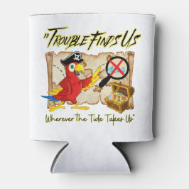 Porta-lata citação de papagaio-pirata