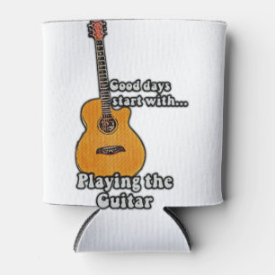 Porta-lata citação de violão positiva para guitarristas