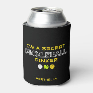 Porta-lata CITAÇÃO DIVERTIDA Sou um Dinker Secreto de Pickleb