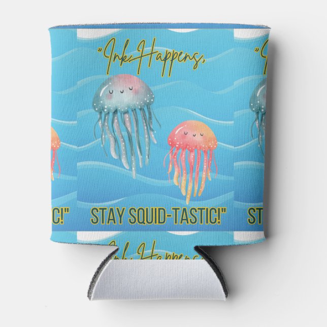 Porta-lata citação dos animais oceanos (Frente)