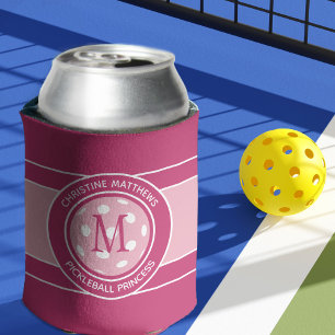 Porta-lata Citação Engraçada de Pickleball Nome Personalizado