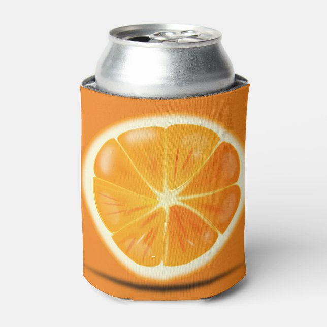 Porta-lata Citrus Orange Slice (Can Front)