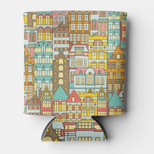 Porta-lata City Panorama Sketch: Casas Sem Olho.