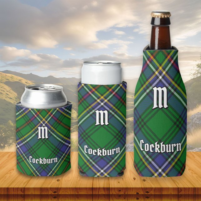 Porta-lata Clan Cockburn Tartan (Criador carregado)