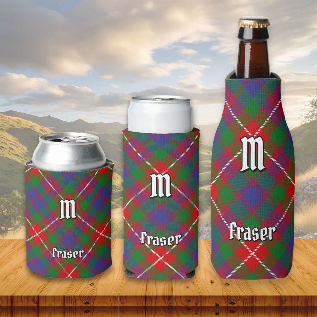 Porta-lata Clan Fraser de Lovat Tartan Can Cooler (Criador carregado)