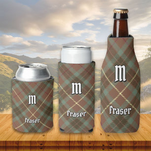 Porta-lata Clan Fraser Weathered Hunting Tartan Can Cooler