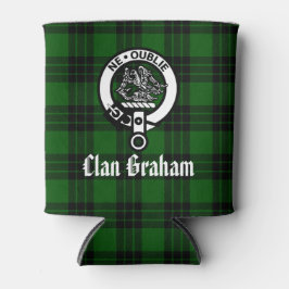 Porta-lata Clan Graham Crest Crachá e Tartan