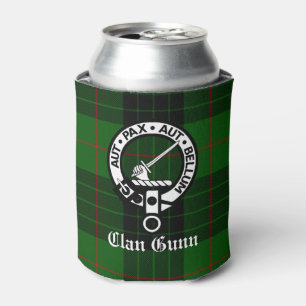 Porta-lata Clan Gunn Crest Crachá e Tartan