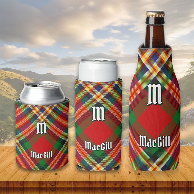 Porta-lata Clan MacGill Tartan Can Cooler (Criador carregado)