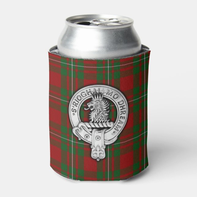 Porta-lata Clan MacGregor Crest & Tartan (Can Front)