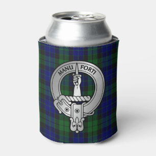 Porta-lata Clan MacKay Crest & Tartan