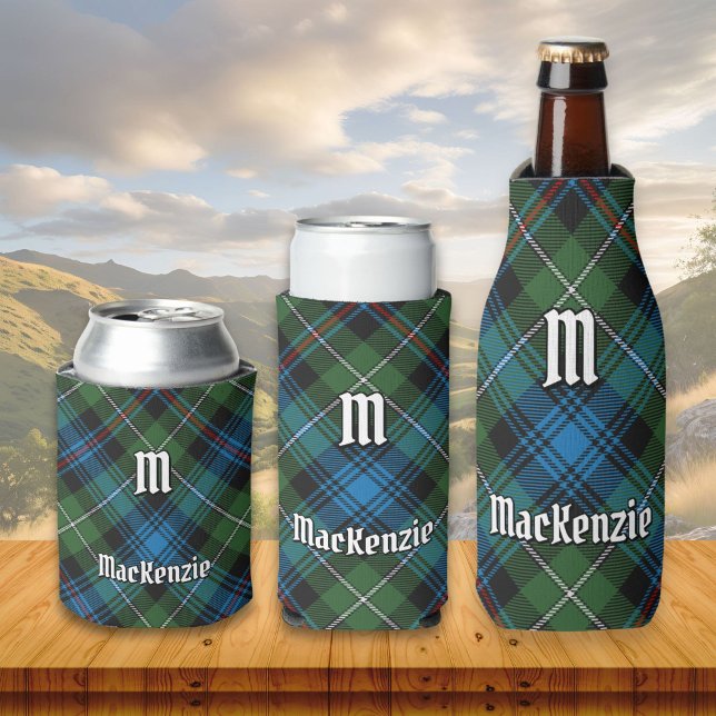 Porta-lata Clan MacKenzie Tartan Can Cooler (Criador carregado)