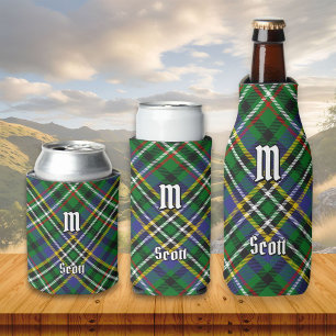 Porta-lata Clan Scott Green Tartan Can Cooler