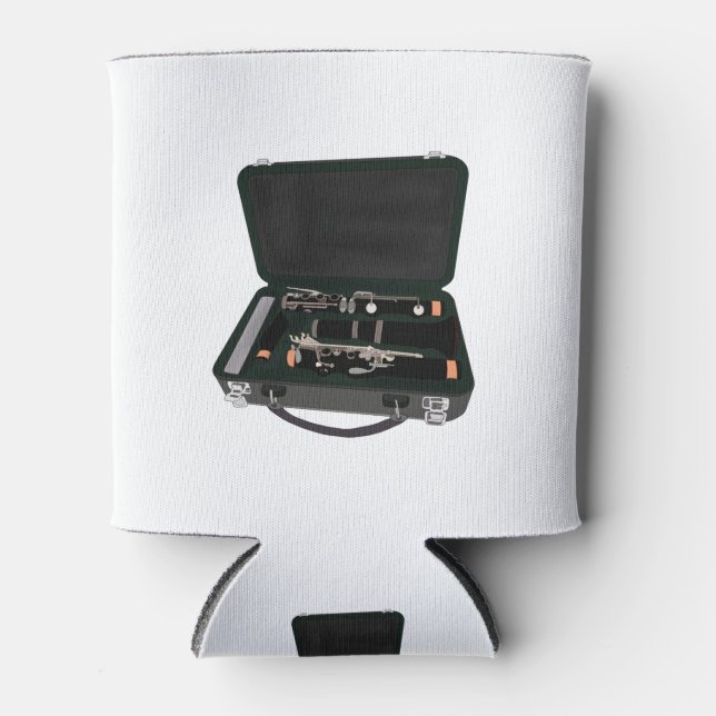 Porta-lata Clarinet Desmontado Dentro a Suitcase (Frente)