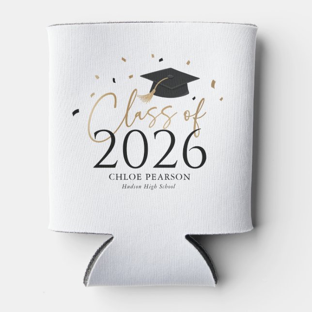 Porta-lata Class of 2026 Graduation Can Cooler (Frente)