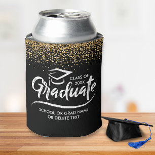 Porta-lata Classe de Graduação de 20XX Dourado com Largura Pe