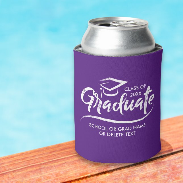 Porta-lata Classe de Graduação de 20XX Personalizada para a C (Criador carregado)