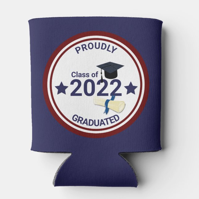 Porta-lata Classe elegante do ano de graduação de 2022 (Traseira)