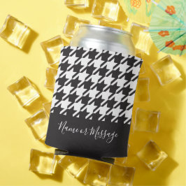 Porta-lata Clássico, preto e branco moderno