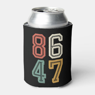 Porta-lata Clássico Vintage 86 47 Anti Trump 2024 Impeachment