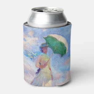 Porta-lata Claude Monet - Mulher com Parasol virada para a di