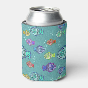 Porta-lata Clip-Art Fish Pattern + suas ideias