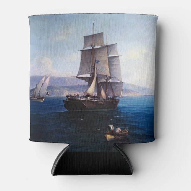 Porta-lata Clipper Navio à vela e Vapor 1900's (Frente)