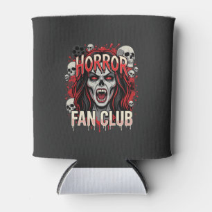 Porta-lata Clube de Fã de Terror de Halloween Caveira de Vamp