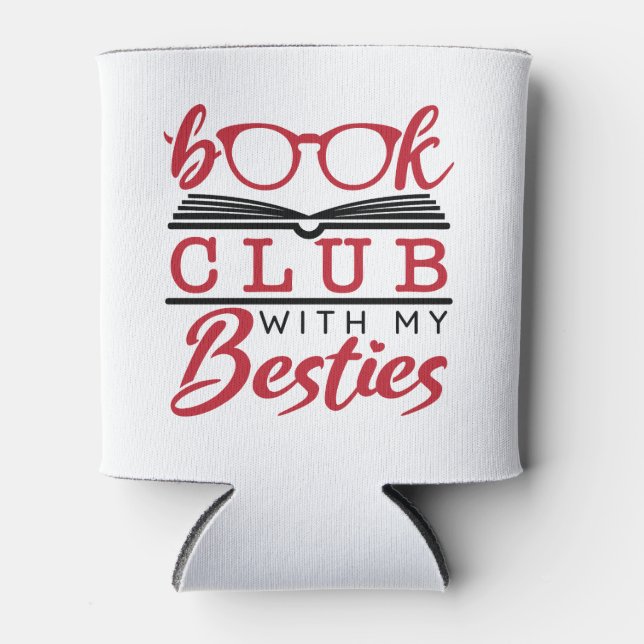 Porta-lata Clube de Livro com Minhas Besties (Frente)
