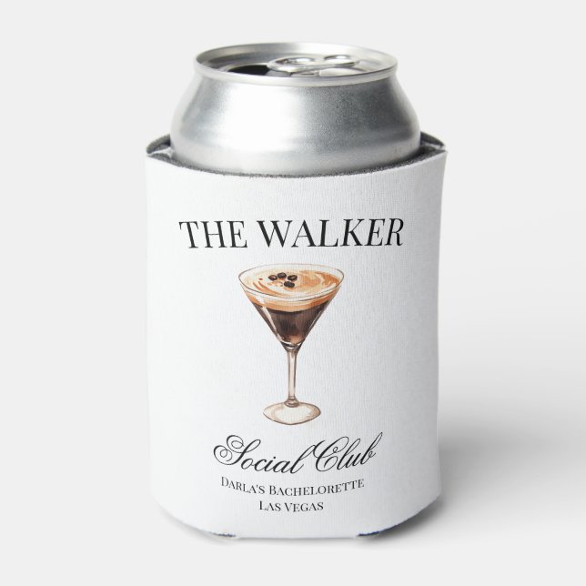 Porta-lata Clube Social de Coquetéis Espresso Martini Despedi (Can Front)