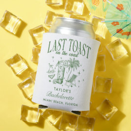 Porta-lata Coasteira Bachelorette Modern Cocktail Party Green