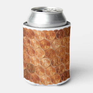 Porta-lata Cobre Abraham Lincoln, 1 centavo de cobre