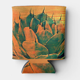 Porta-lata Cobre Personalizado - Cactus Sonoran Laranja
