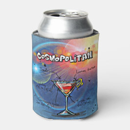 Porta-lata Cocktail cosmopolita ( nº 2 de 12 conjuntos de rec