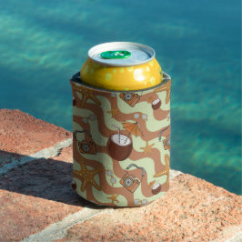 Porta-lata Coconutos e câmeras Modo de Férias Pode Resfriar