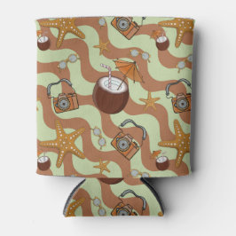 Porta-lata Coconutos e câmeras Modo de Férias Pode Resfriar