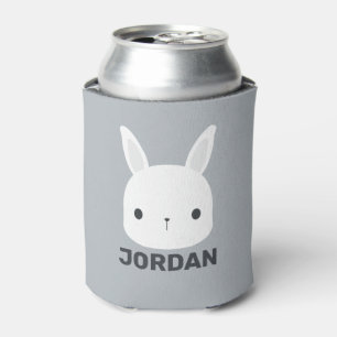 Porta-lata Coelho Bonito com Nome Personalizado