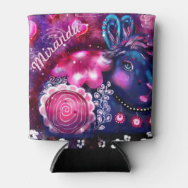 Porta-lata Coelho Whimsso 'Glamor Bunny' Rosa Púrpura