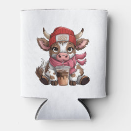 Porta-lata Coffee Addict Cow