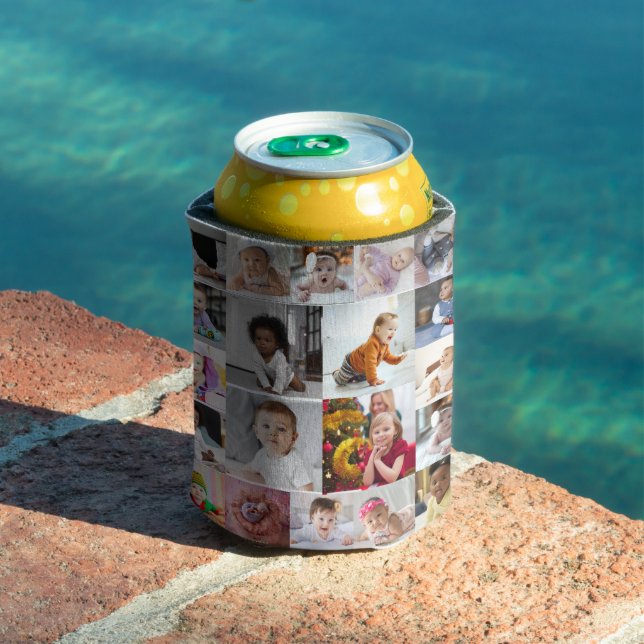 Porta-lata Colagem de Fotografias do Design 20 (Piscina in situ)