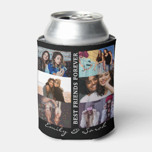 Porta-lata Colagem de Fotos e Nome Personalizados do Melhor A