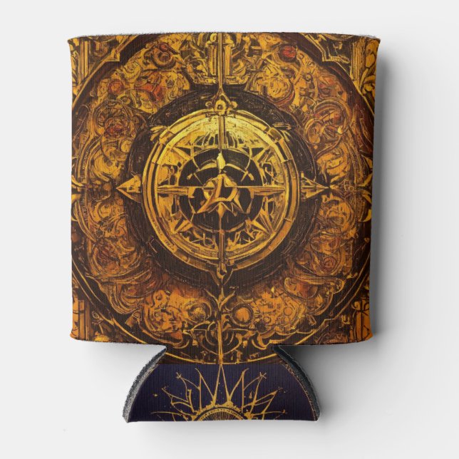 Porta-lata "Coleção de Compass de Rosa: armazenamento inspira (Frente)