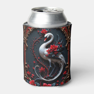 Porta-lata Coleção de Noiva Cisne Branco Elegante